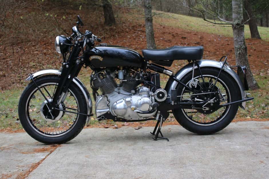 1952 Vincent Rapide sold for $53,500