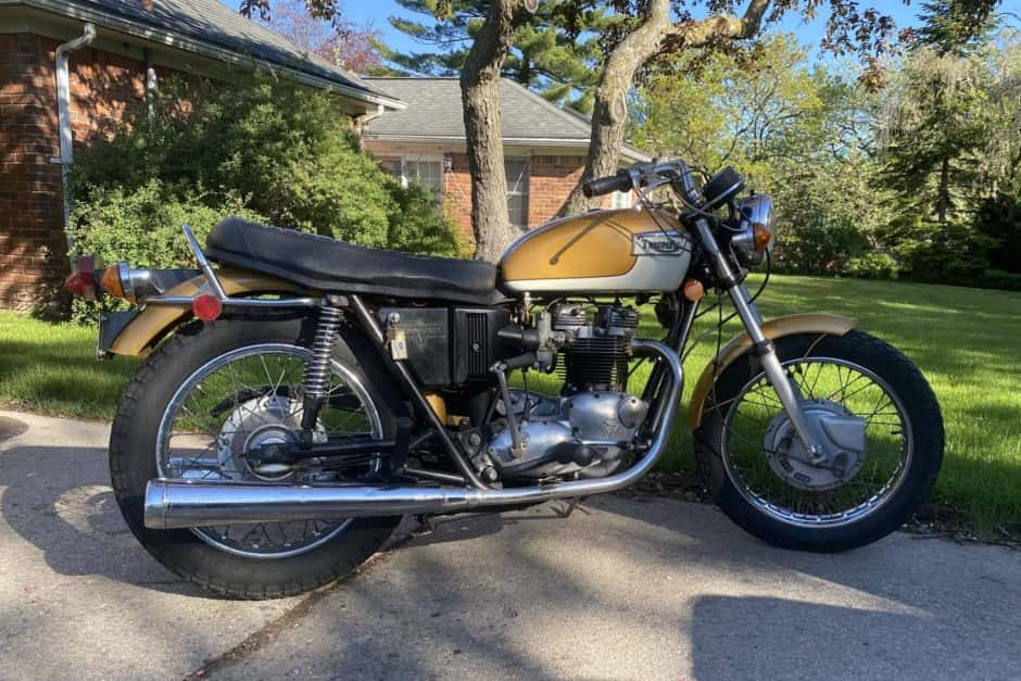 1972 Triumph Bonneville T120 sold for $4,600
