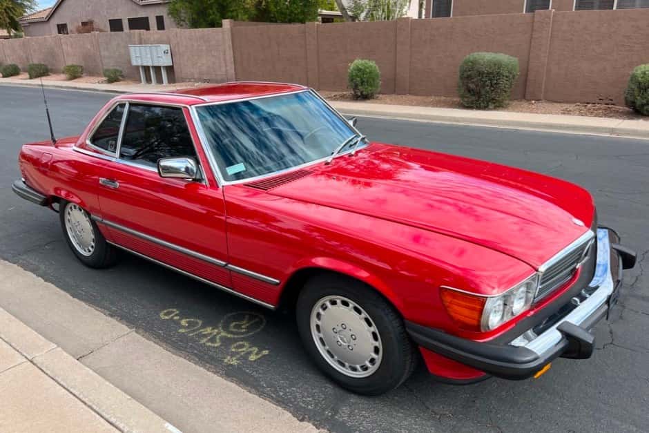 1989 Mercedes-Benz R107 SL sold for $52,500