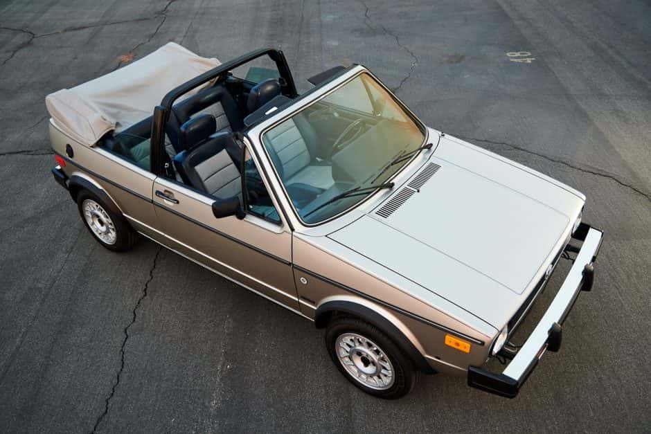 1985 Volkswagen Golf/Rabbit Cabriolet sold for $70,000