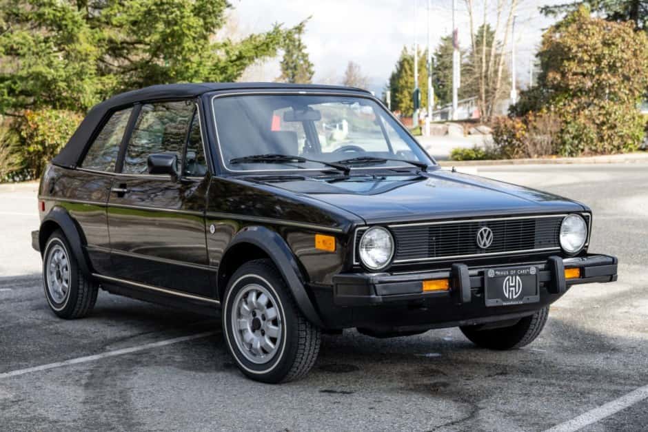 1984 Volkswagen Golf/Rabbit Cabriolet sold for $15,000