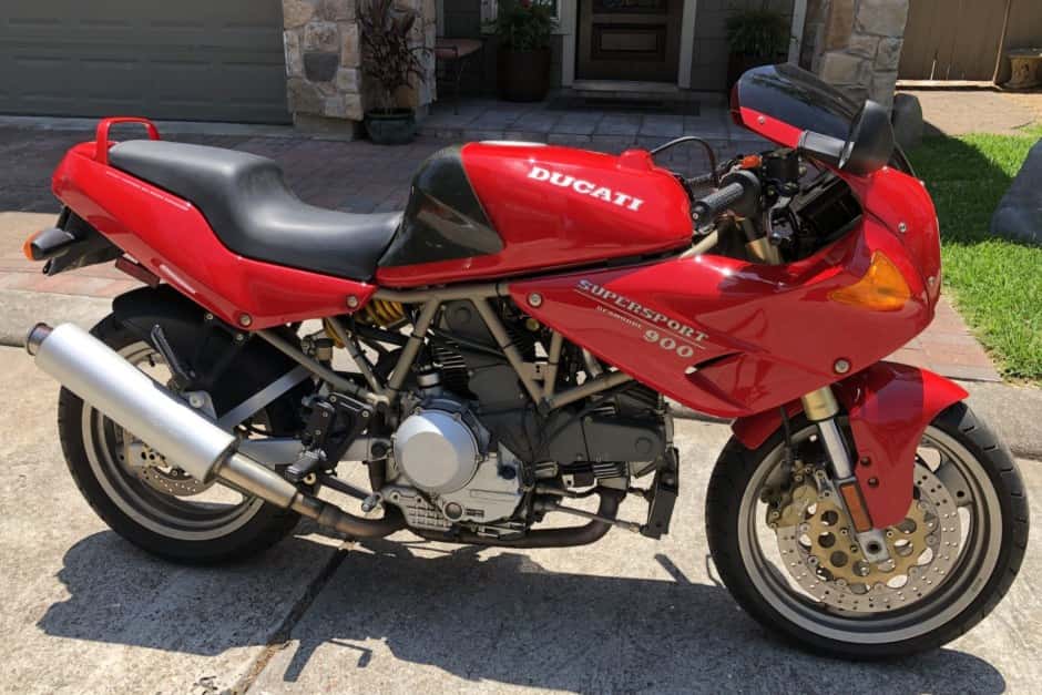 1996 Ducati 750, 800, 900, & 1000 Supersport (1988-2007) sold for $5,100