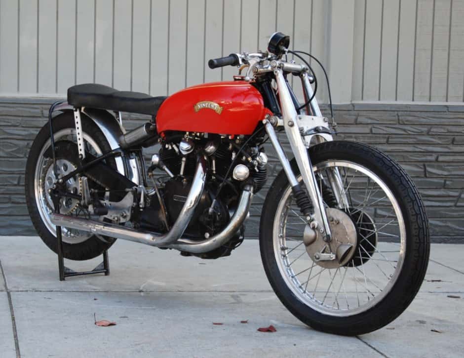 1952 Vincent Black Shadow sold for $46,000