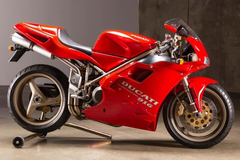 1996 Ducati 916 sold for $25,500