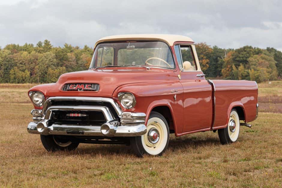 1955 GMC Blue Chip Pickup (1955-1959) sold for $41,777