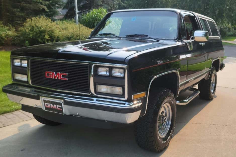 1990 GMC Jimmy (1973-1991) sold for $53,000