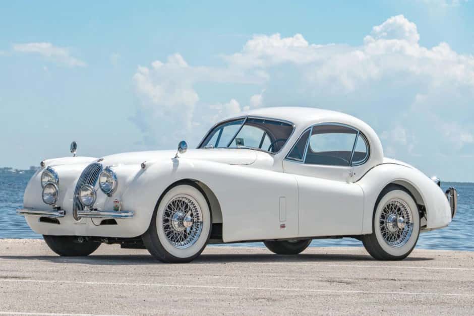 1953 Jaguar XK120 sold for $80,000
