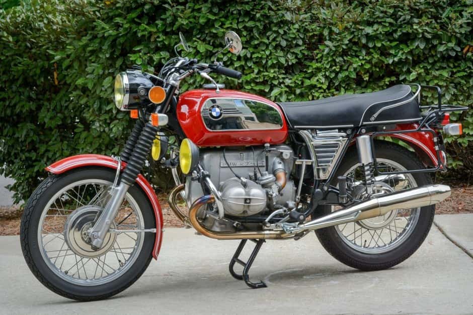 1973 BMW Motorcycles sold for $11,500