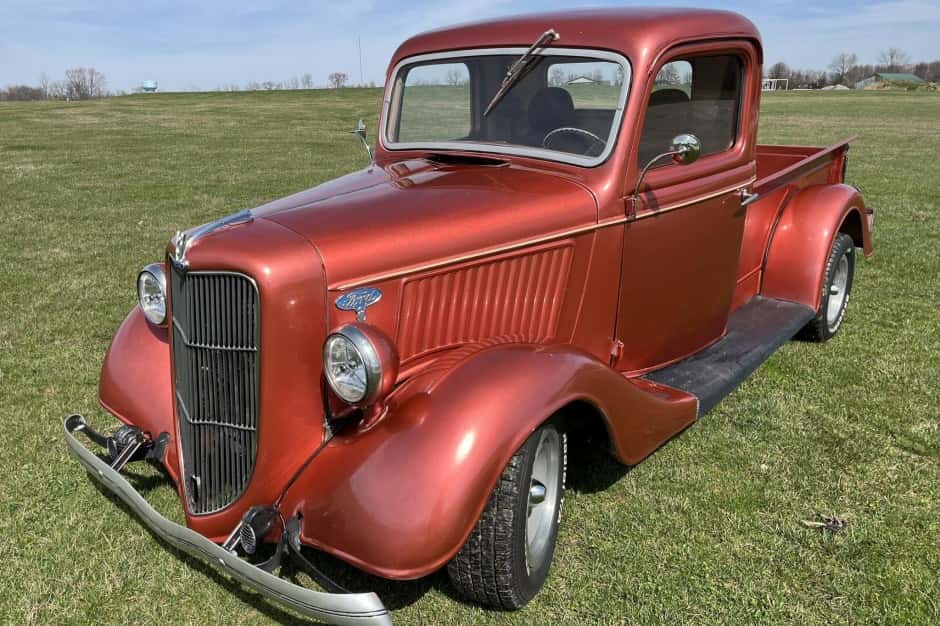 1936 Ford Pickup 1935-1936 sold for $21,250