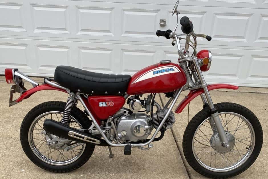 1972 Honda SL Motosport sold for $6,500