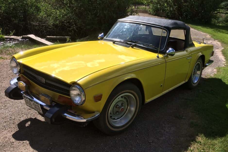 1974 Triumph TR6 sold for $13,250