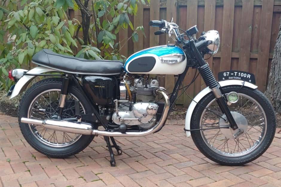 1967 Triumph Daytona sold for $6,200