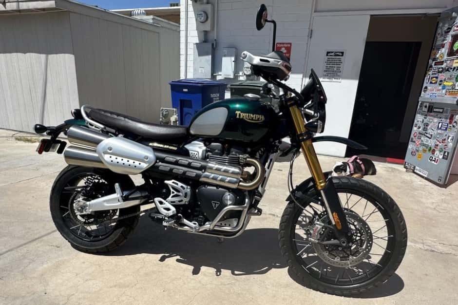 2022 Triumph Scrambler sold for $14,750