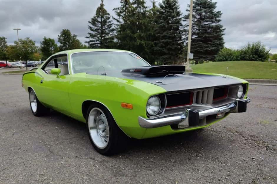 1973 Plymouth Barracuda sold for $49,500