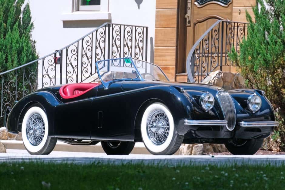 1954 Jaguar XK120 sold for $129,954