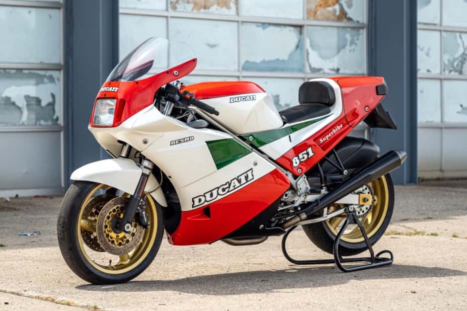 1988 Ducati 851 sold for $40,888