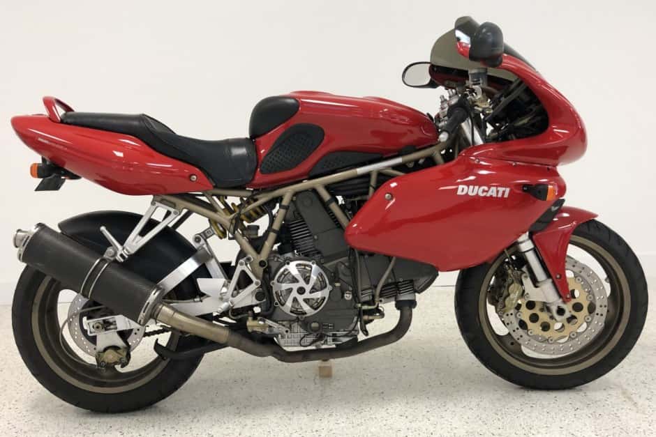 1999 Ducati 750, 800, 900, & 1000 Supersport (1988-2007) sold for $4,400