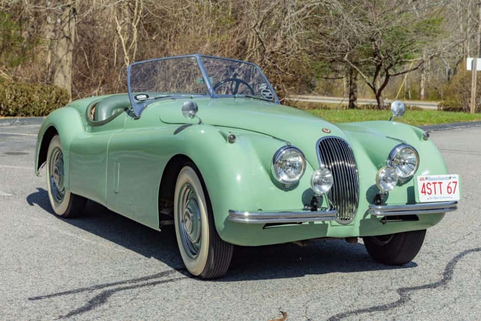 1953 Jaguar XK120 sold for $50,000
