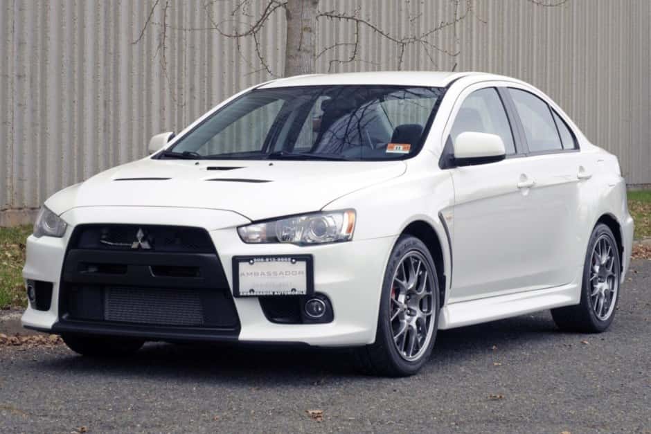 2014 Mitsubishi Lancer Evolution sold for $22,000