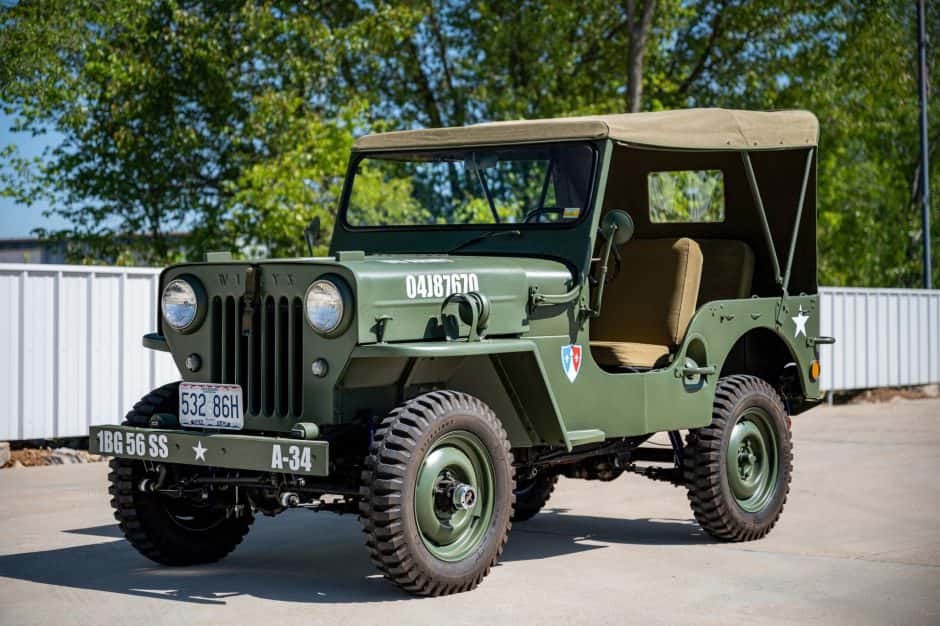 1958 Willys CJ-3B sold for $17,250