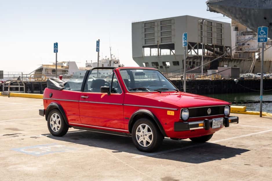 1985 Volkswagen Golf/Rabbit Cabriolet sold for $10,500