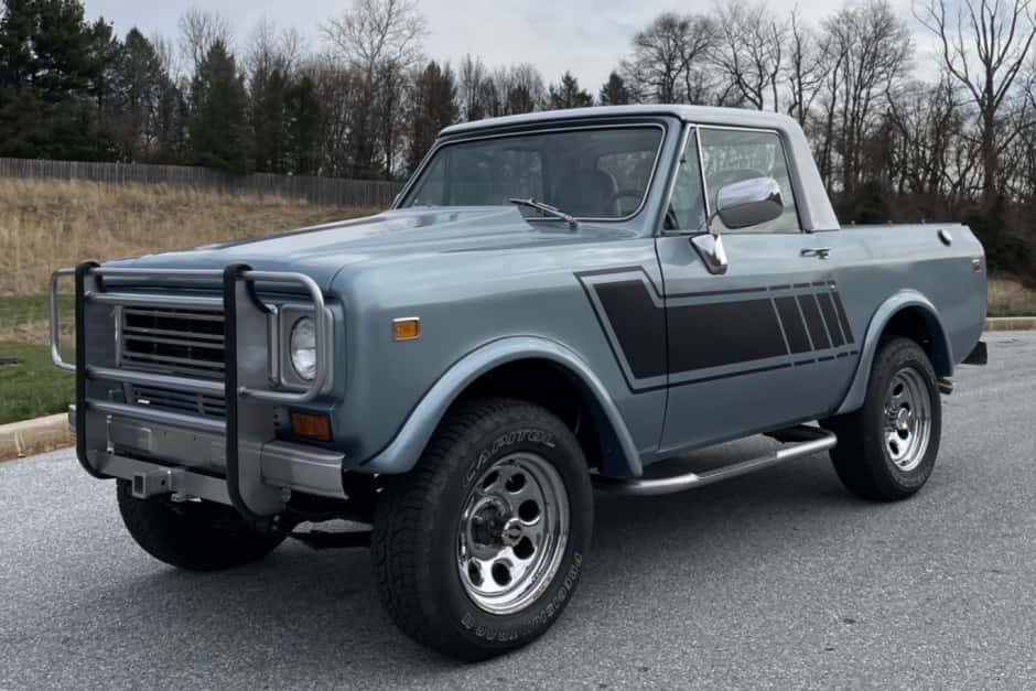 1976 International Harvester Scout sold for $20,000