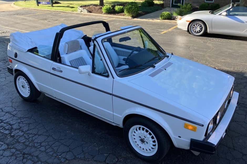 1987 Volkswagen Golf/Rabbit Cabriolet sold for $17,666