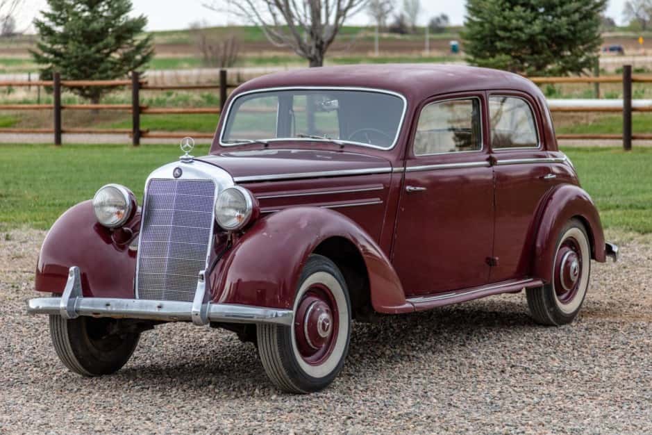 1953 Mercedes-Benz W191 & W136 sold for $6,600