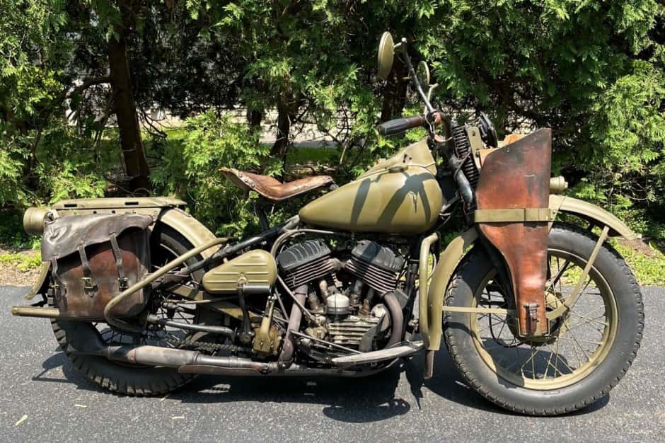 1942 Harley-Davidson 45 Flathead (1929-1975) sold for $26,250
