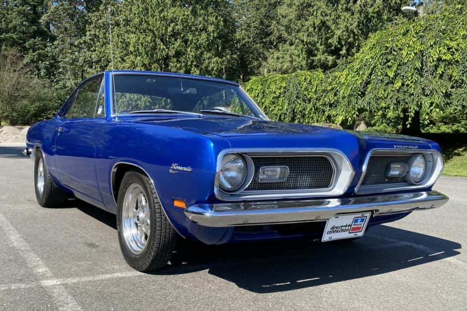 1969 Plymouth Barracuda sold for $21,512