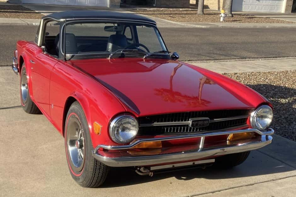 1971 Triumph TR6 sold for $15,750
