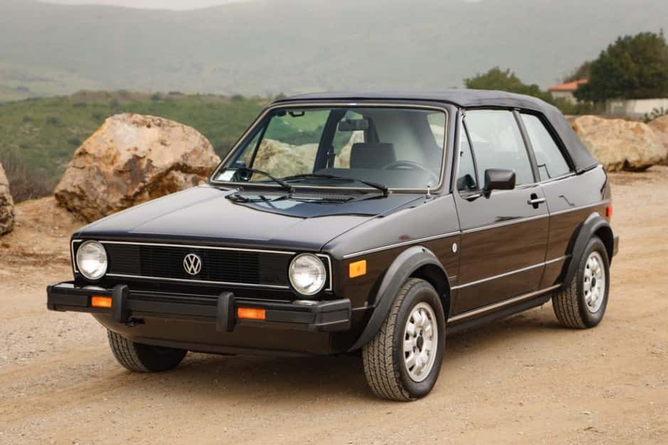 1984 Volkswagen Golf/Rabbit Cabriolet sold for $21,500