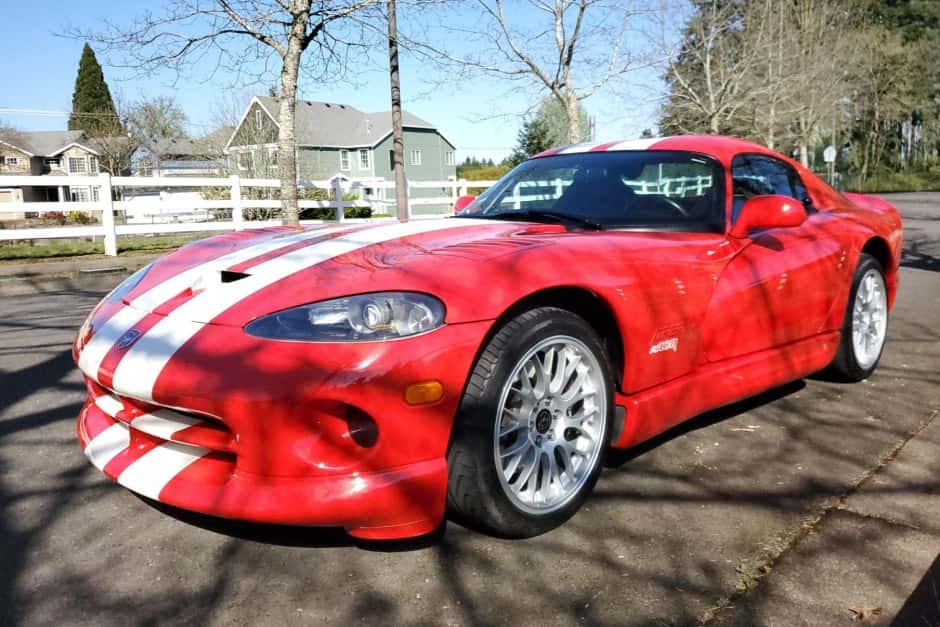 2002 Dodge Viper SR II (1996-2002) sold for $91,000