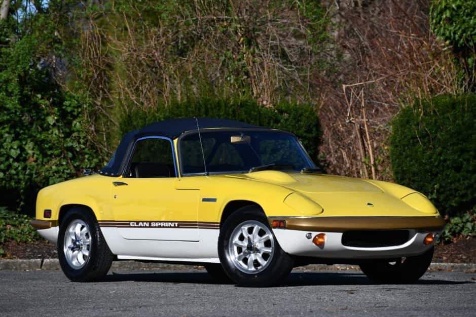 1972 Lotus Elan (1962-1975) sold for $36,500