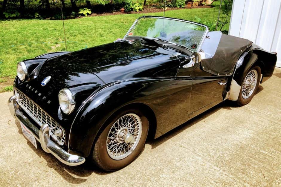 1962 Triumph TR3 sold for $20,000