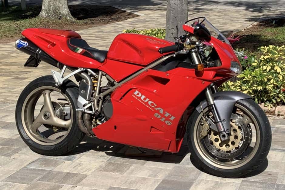 1997 Ducati 916 sold for $10,500