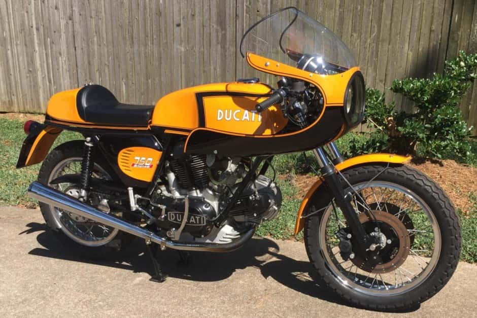 1973 Ducati 750GT sold for $21,750