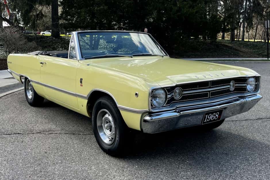 1968 Dodge Dart sold for $15,750