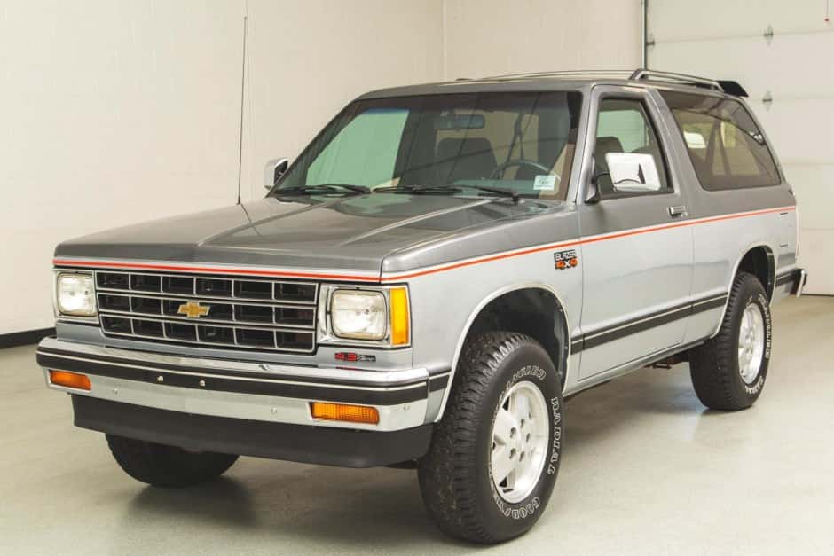 1989 Chevrolet S-10 Blazer 1982-1994 sold for $21,989
