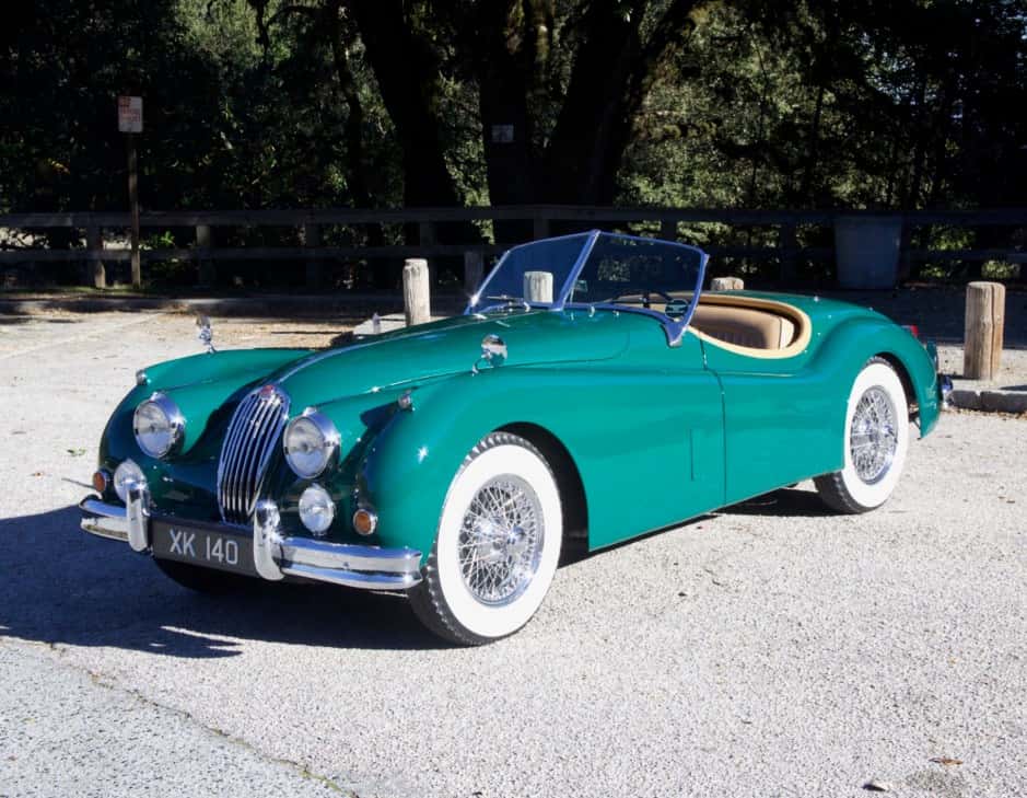 1954 Jaguar XK140 sold for $91,000