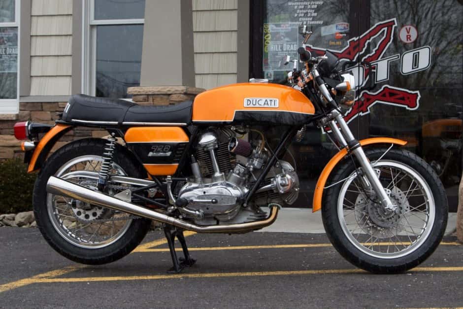 1974 Ducati 750GT sold for $25,000