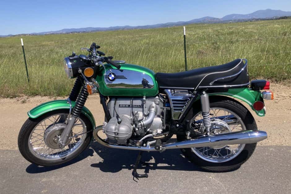 1972 BMW Motorcycles sold for $28,250