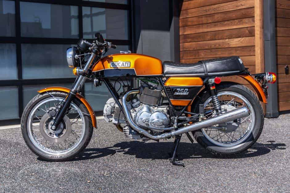 1974 Ducati 750GT sold for $17,250
