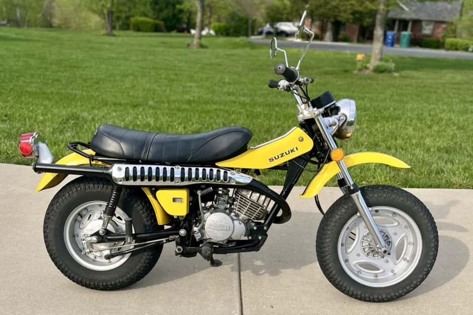 1974 Suzuki Motorcycles sold for $3,100