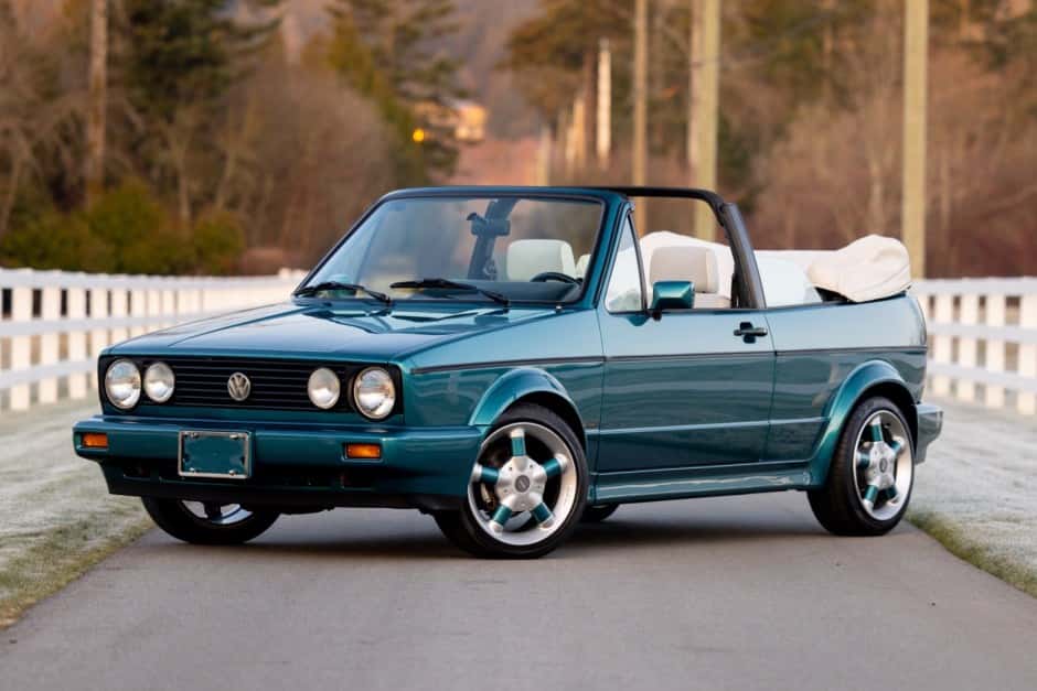 1991 Volkswagen Golf/Rabbit Cabriolet sold for $23,000