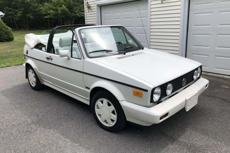 1990 Volkswagen Golf/Rabbit Cabriolet sold for $26,500