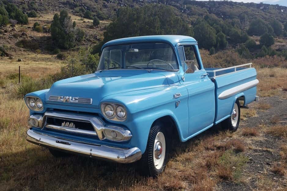 1959 GMC Blue Chip Pickup (1955-1959) sold for $19,900