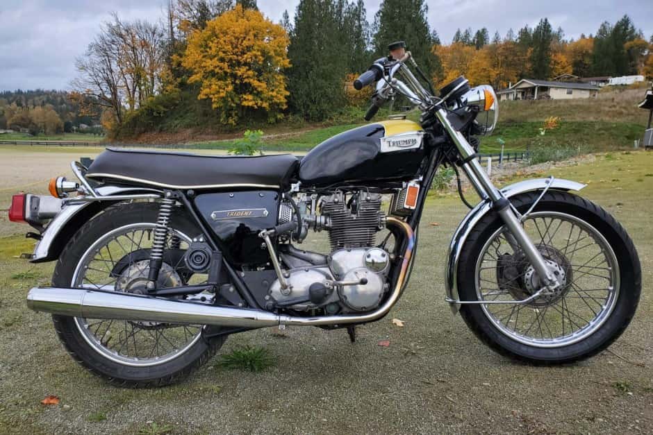 1974 Triumph Trident sold for $6,500