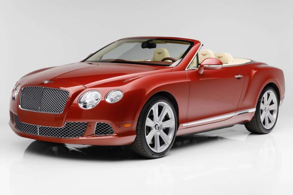 2012 Bentley Continental GT sold for $100,000