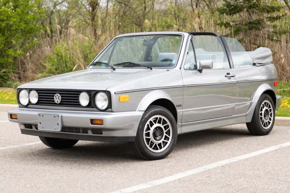 1988 Volkswagen Golf/Rabbit Cabriolet sold for $11,500
